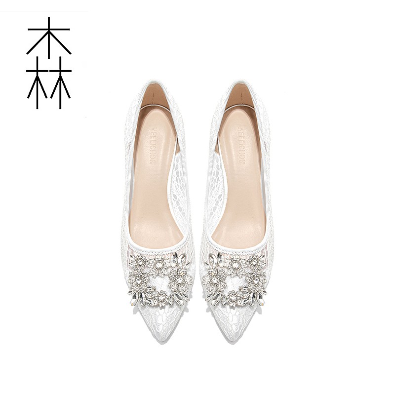 mesh wedding shoes