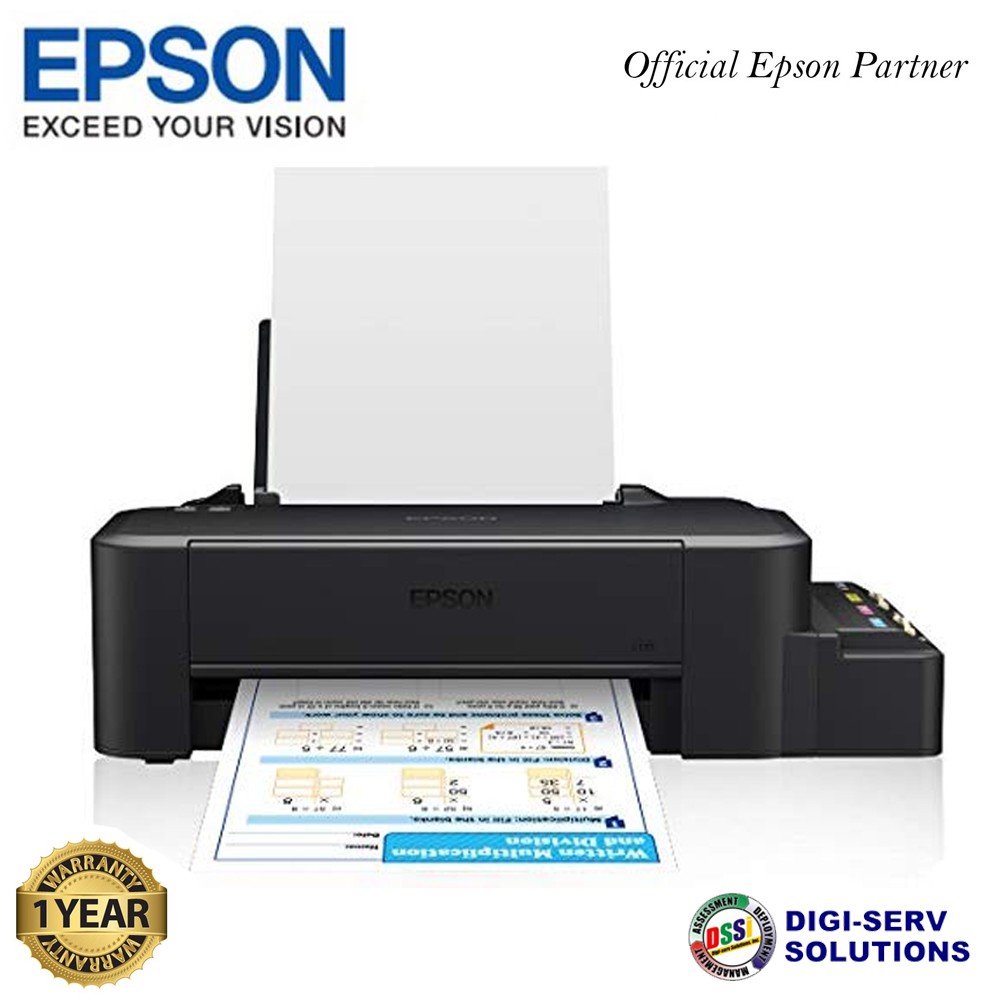 Epson L120 Single Function Ink Tank System Printer Black Shopee 0093