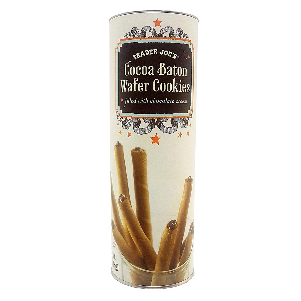 Trader Joe's Cocoa Baton Wafer Cookies (142g) Shopee Philippines
