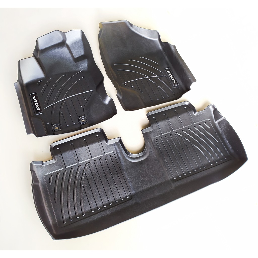 Deep Dish Matting Car Floor Matting For Toyota Vios 2019 to 2020