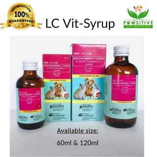 LC Vit Syrup for Pets, Guaranteed Safe & Effective 100%