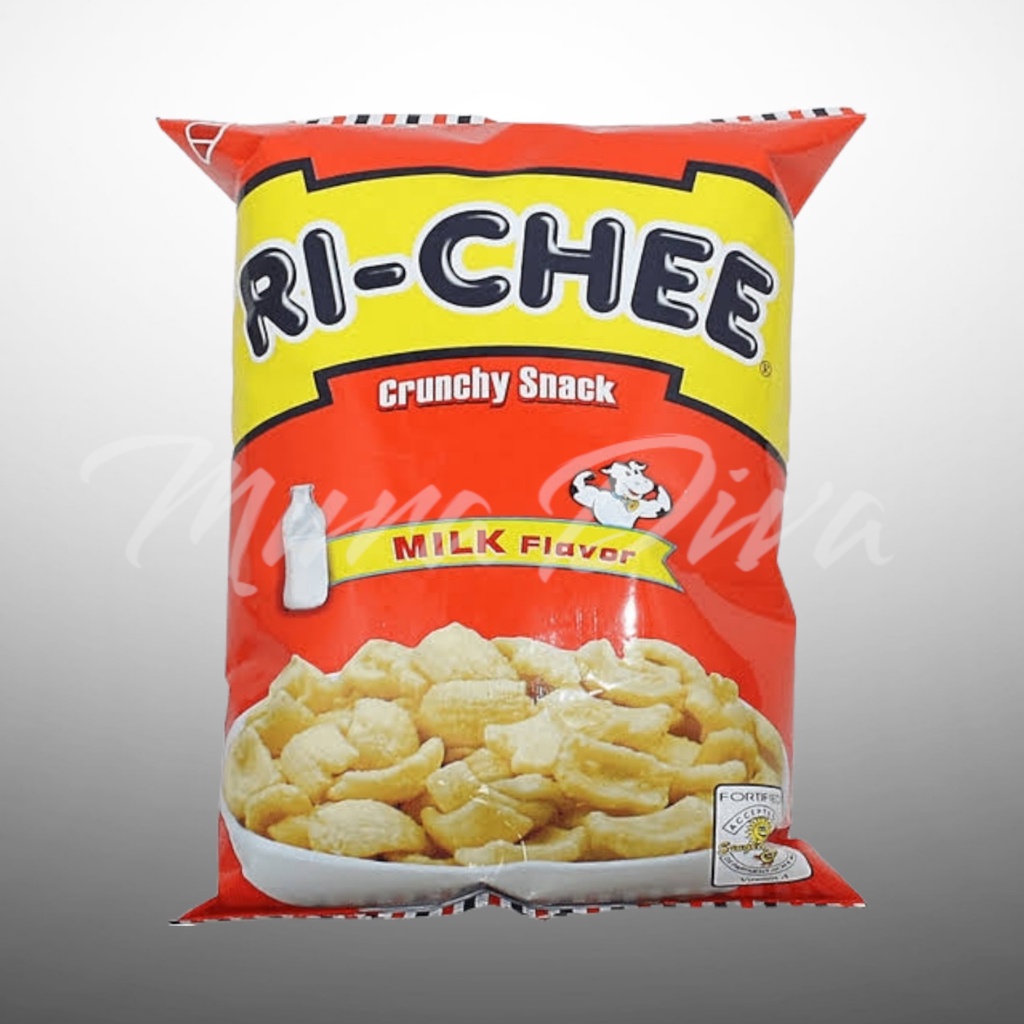 Ri Chee Crunchy Snack Milk Flavor 60g Shopee Philippines