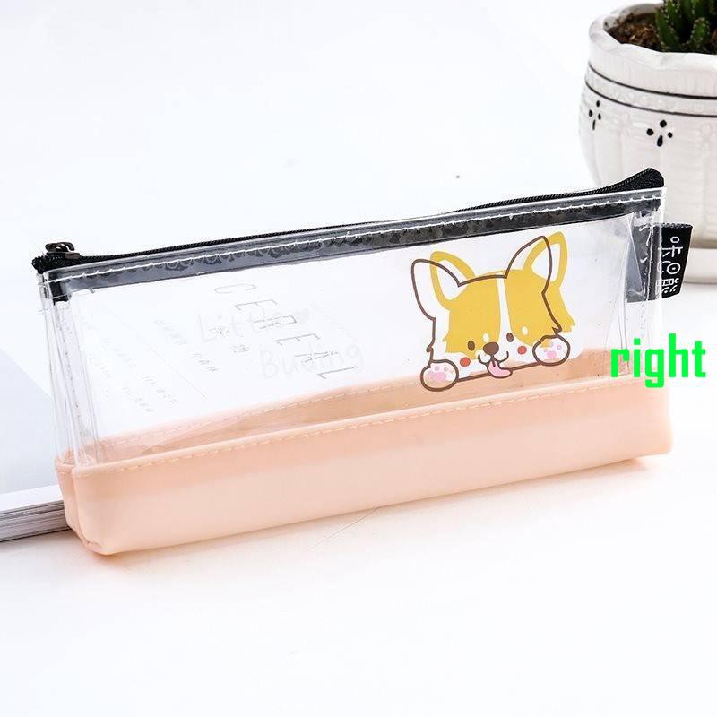 translucent pencil pouch