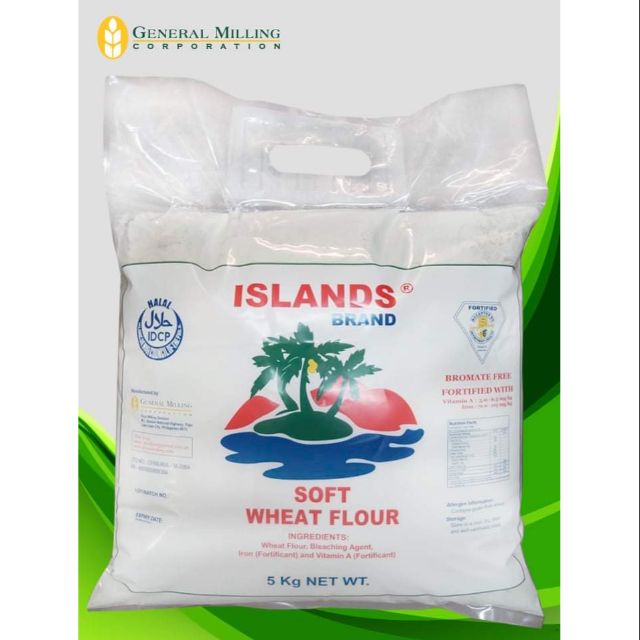 Islands Soft Wheat Flour 5 KG. (ORIGINAL PACKAGING) Shopee Philippines