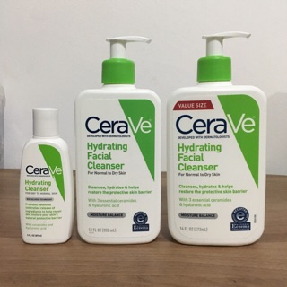 cerave foaming facial cleanser shopee