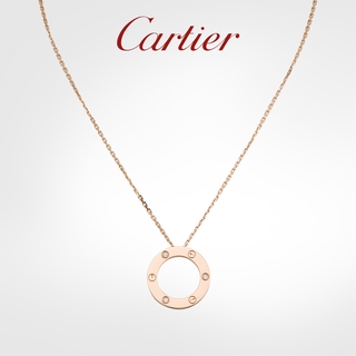 Cartier Cartier Love Series Rose Gold White Gold And Diamond Necklace Shopee Philippines