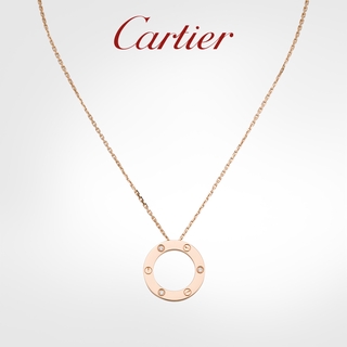 Cartier Cartier Love Series Rose Gold White Gold And Diamond Necklace Shopee Philippines