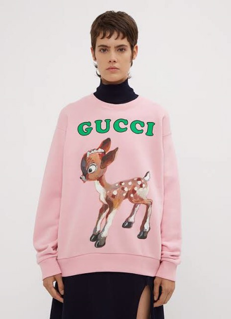 gucci deer sweatshirt