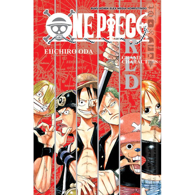 Comic One Piece Red Grand Characters Eiichiro Oda Shopee Philippines