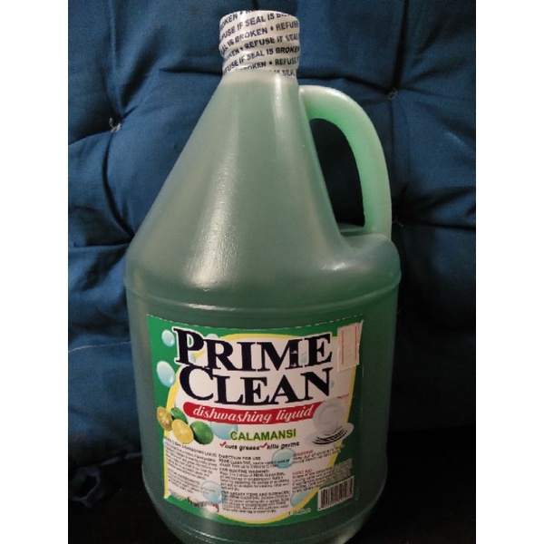 Prime Clean Calamansi Dishwashing Liquid 1 Gallon/3.8 Liters Shopee