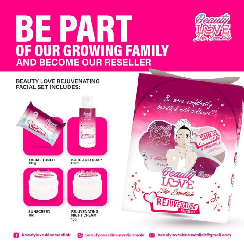 Beauty Love Rejuvenating Set Wholesale Shopee Philippines