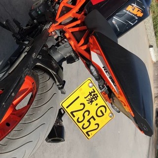 ktm duke 200 number plate holder kit price