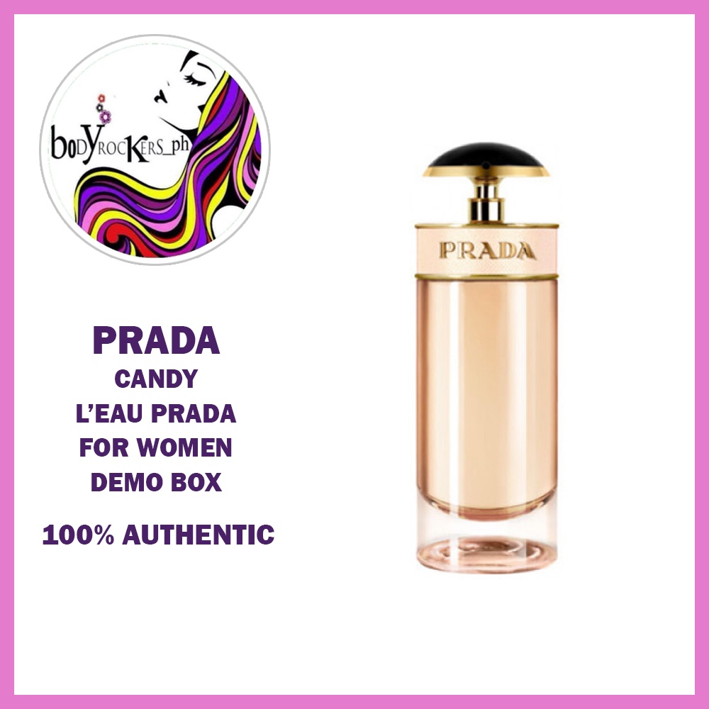 bodyrockers Prada Candy L'Eau Prada for women - demo box tester 101%  authentic | Shopee Philippines