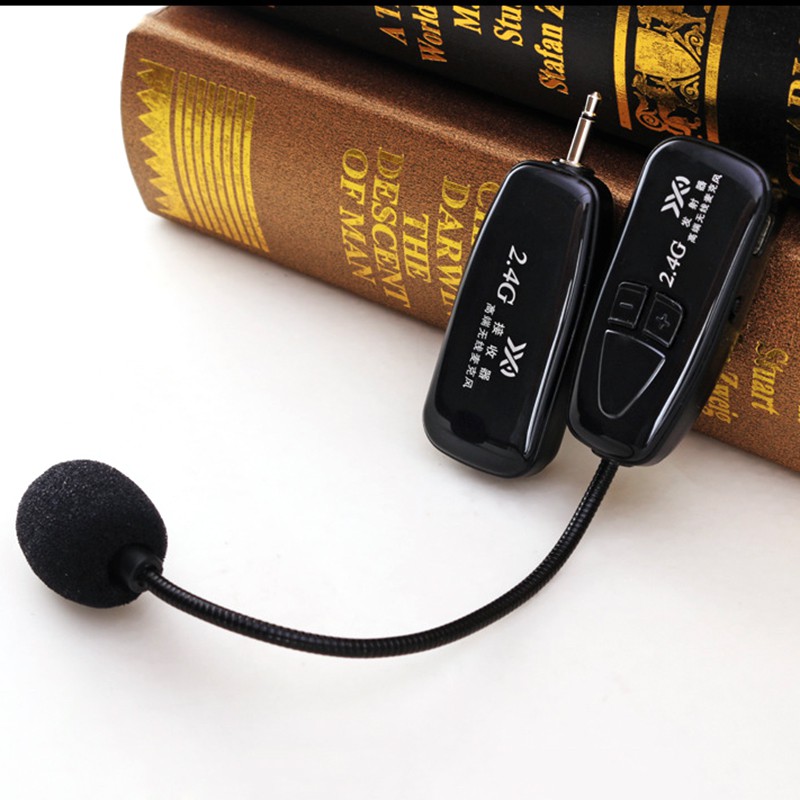 Wireless Voice Amplifier Megaphone Teacher Headset Microphone Mini