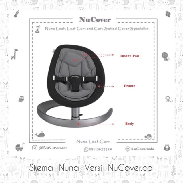 nuna leaf replacement cover