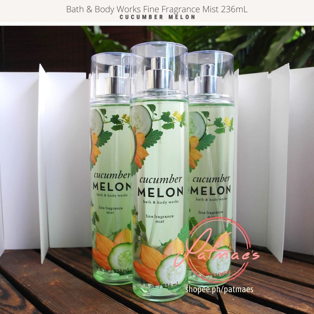 Bath And Body Works Fragrance Mist Cucumber Melon 236ml Shopee Philippines 8528