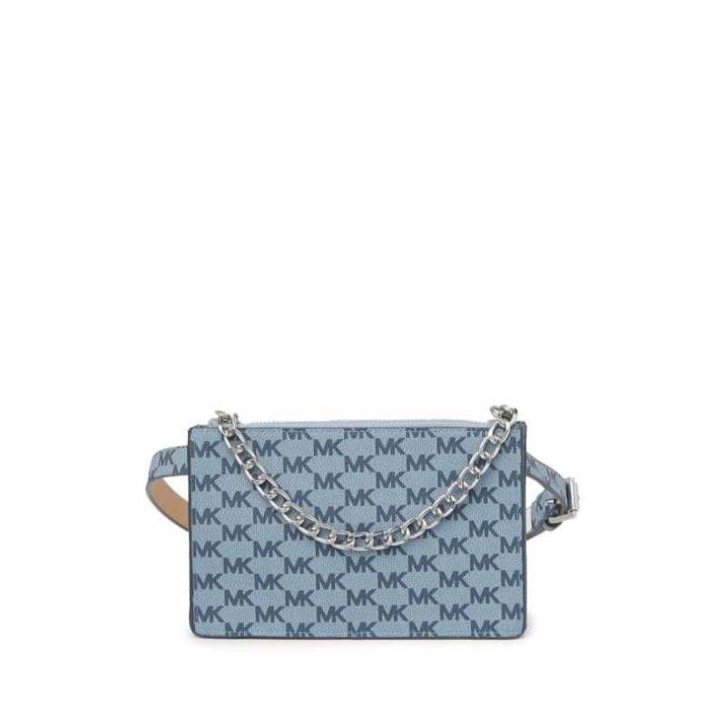 Authentic Michael Kors Belt Bag-MK Blue | Shopee Philippines