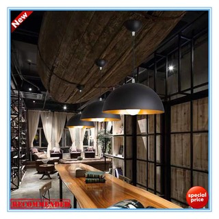 Neat retro minimalist ceiling chandelier lampshade industrial black iron chandelier E27 restaurant h #9