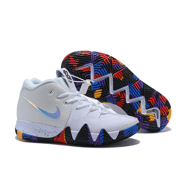 kyrie 4 blue and orange
