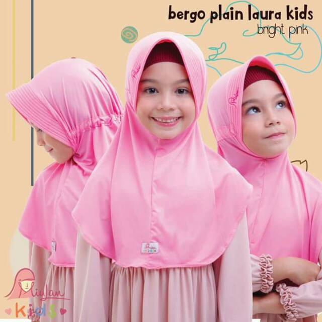 Bpl Plain Laura Kids-Hijab Kids Plain Laura Kids Uniforms And ...