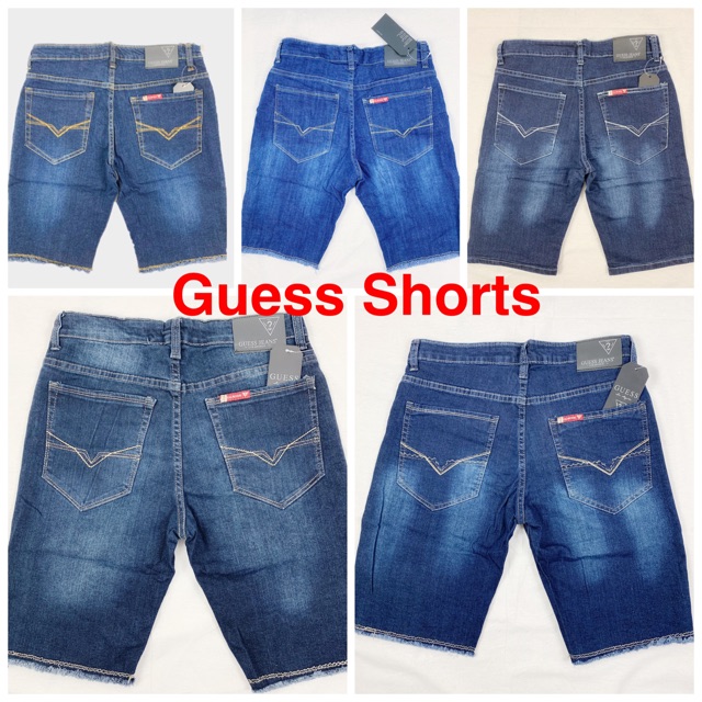 guess jeans shorts mens