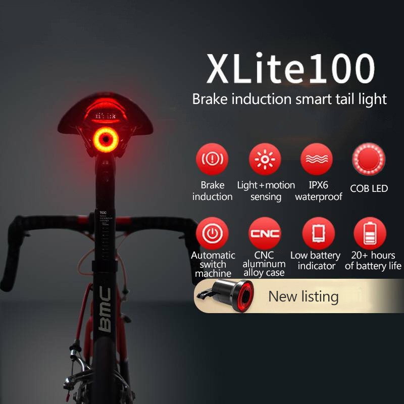 motion activated bike tail light