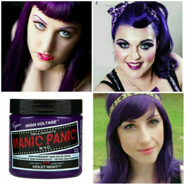 Violet Night Manic Panic Hair Dye Shopee Philippines
