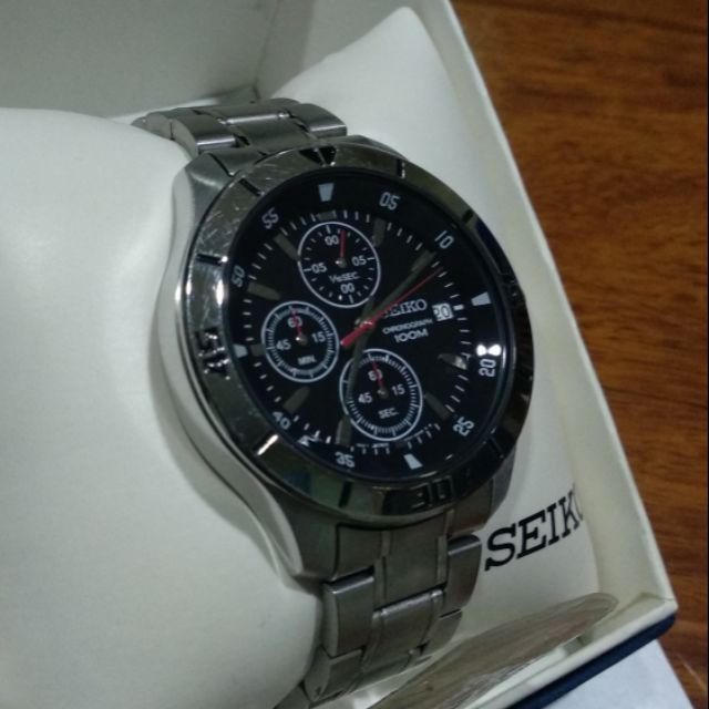 uitroepen Heerlijk Tektonisch Seiko Chronograph 100M | Shopee Philippines