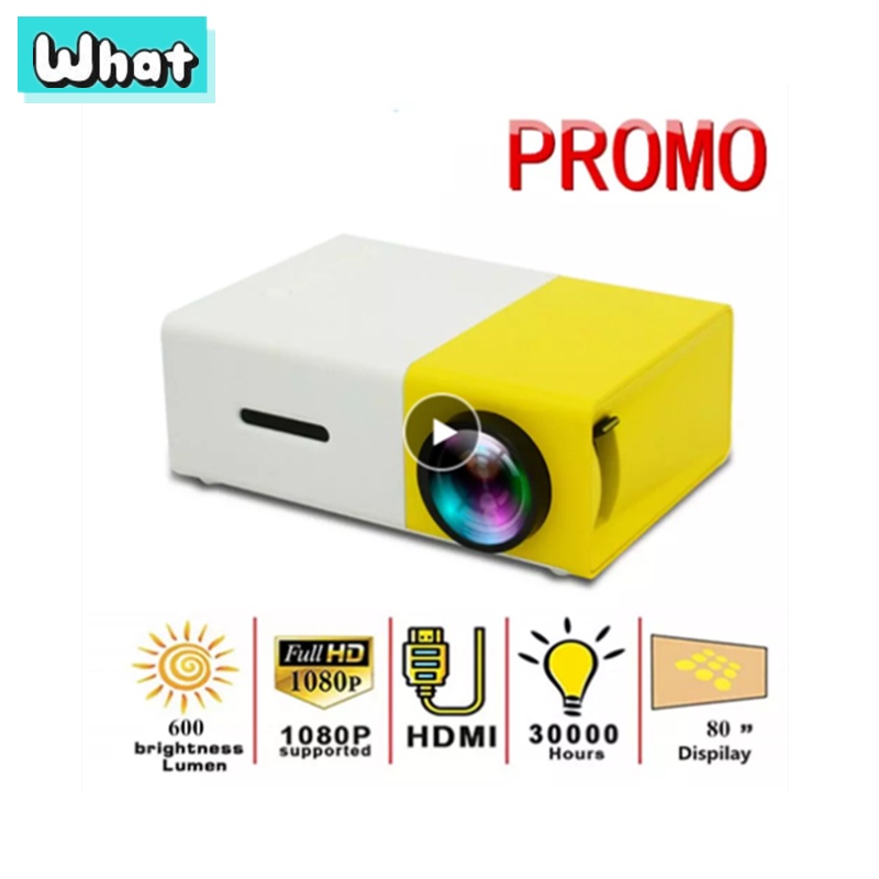 LEJIADA YG300 Pro LED Mini Projector 480x272 Pixels Supports 1080P HDMI USB Audio Portable Home