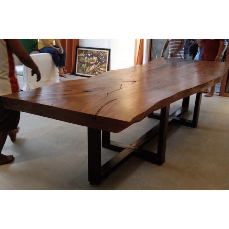 12 SeatLong Table Barok All Wood Shopee Philippines
