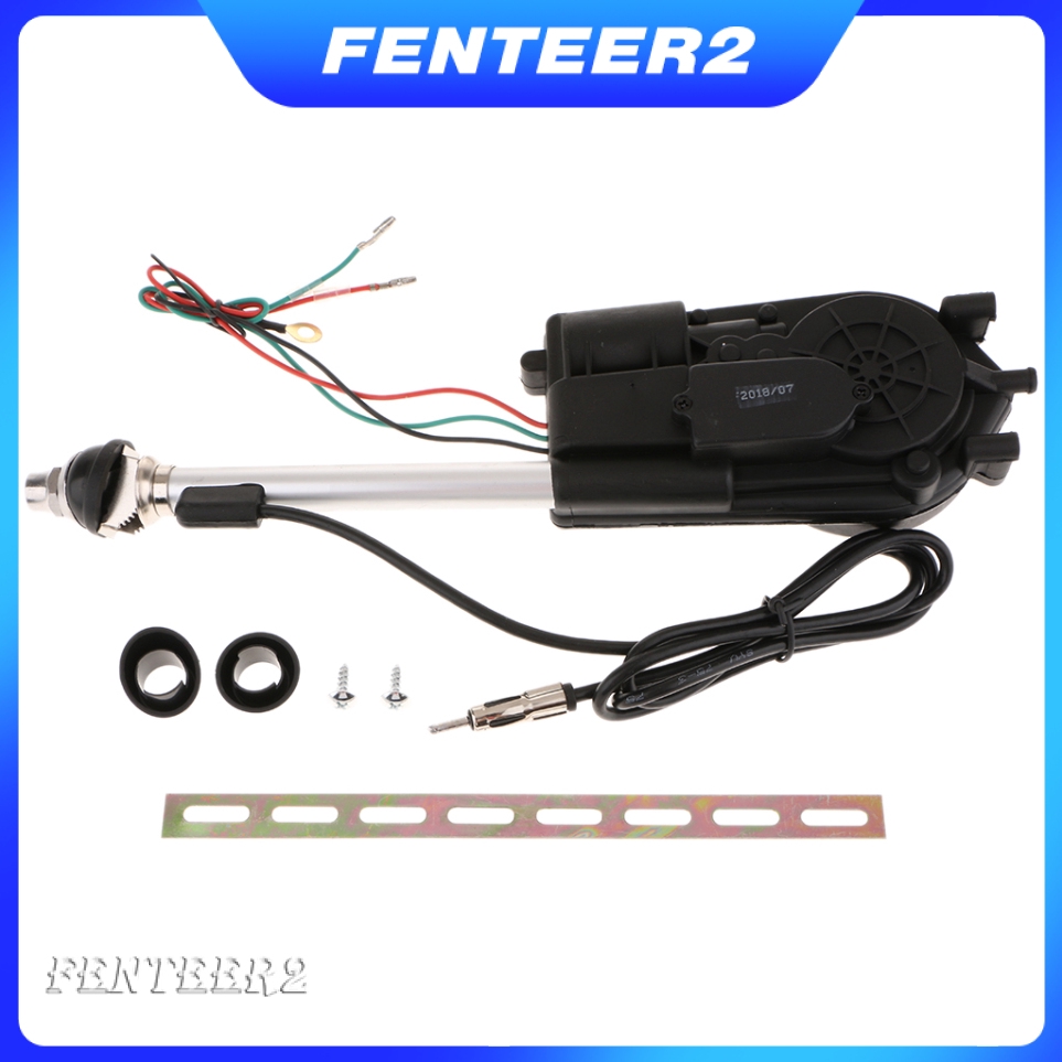 12V Automatic Car Power Electric AM FM Radio Signal Aerial Antenna Kit Universal