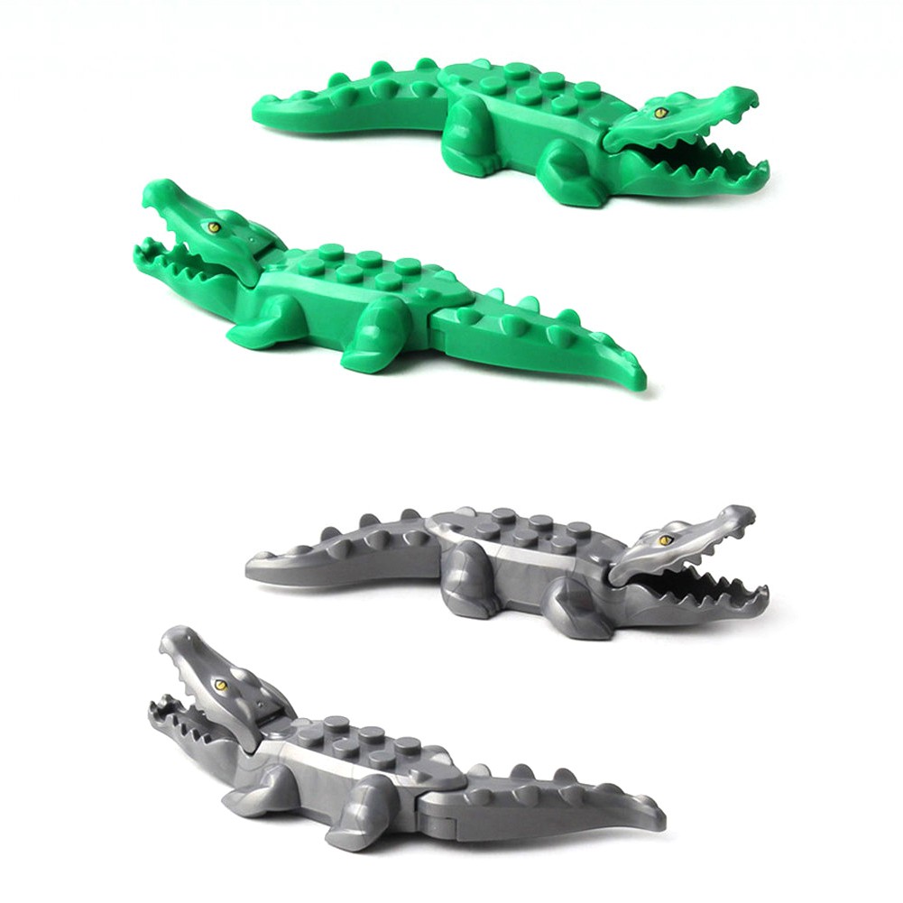 Crocodile Tiger Cow Buildable Model kids Animal Building Block Fit LEGO