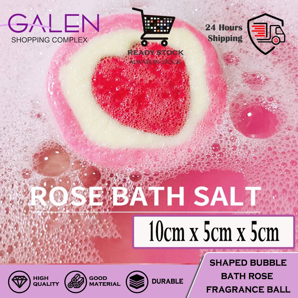 GALEN Mint Bubble Bath HeartShaped Bubble Bath Rose Fragrance Bath