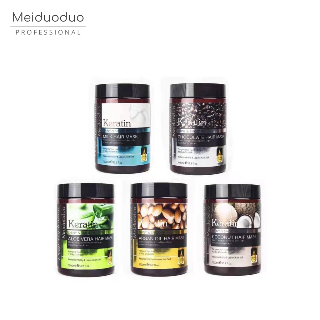 Meiduoduo Keratin Shiny And Smooth Hair Mask Hair Treatment Conditioner 