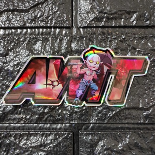 Hologram Motorcycle Sticker and Car Decals Helmet and Visor - Awit