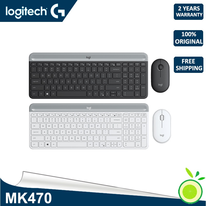 Logitech MK470 Slim, Compact & Quiet Wireless Keyboard & Mouse Combo
