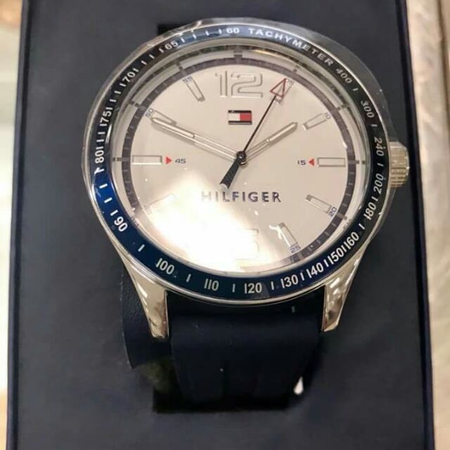 tommy hilfiger watch men's rubber strap