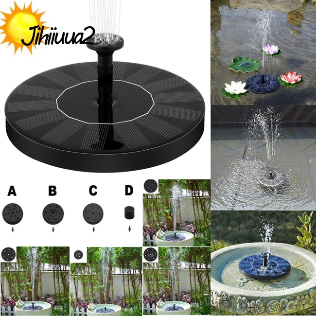 Solar Bird Bath Fountain Pump Outdoor Watering Submersible Pump Free Standing Water Pumps With Shopee Philippines