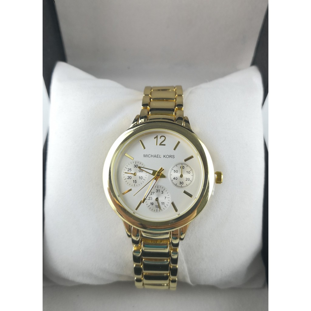 mk ladies gold watch