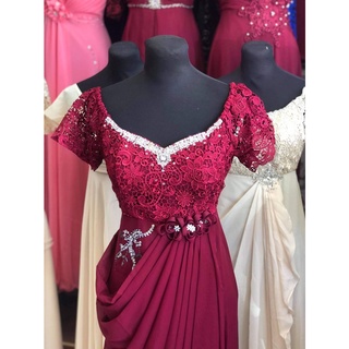 navy blue gown for ninang