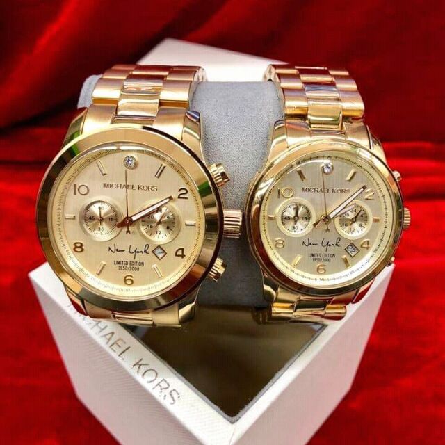 mk gold watches