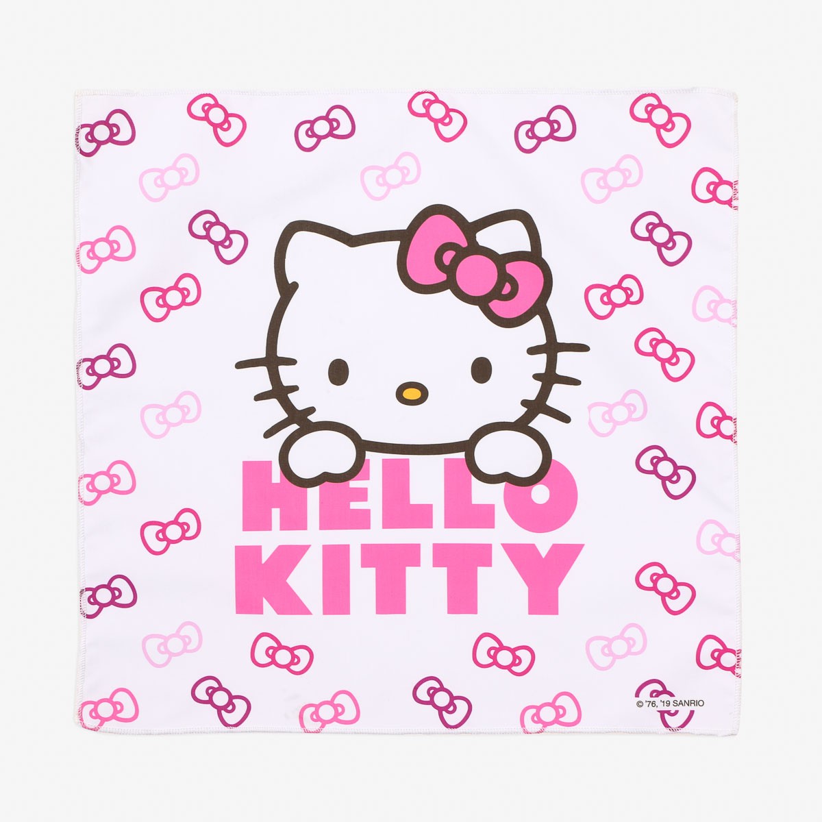 Hello Kitty Girls Kitty Face Handkerchief In Pink Shopee Philippines