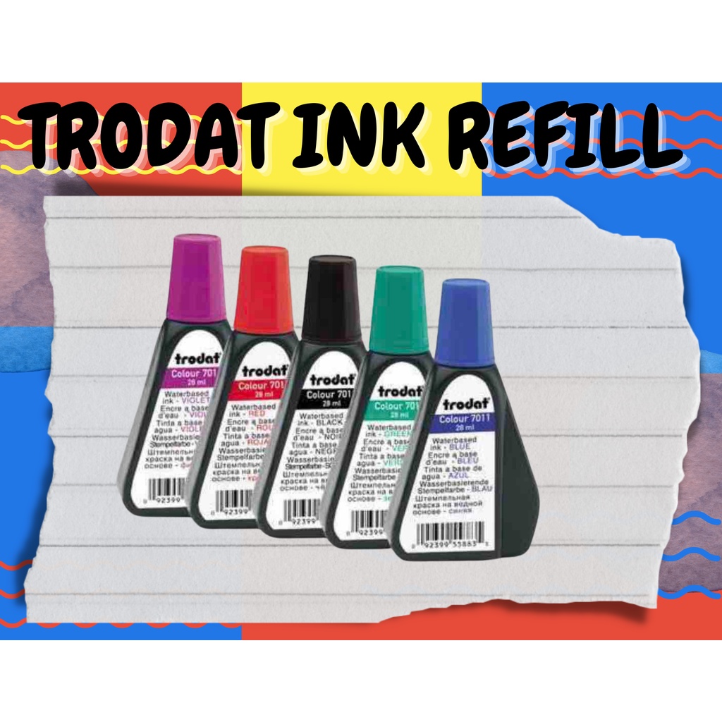 TRODAT Ink Refill for Trodat unit or other Self inking Stamp | Shopee ...