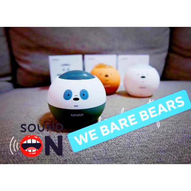 miniso we bare bears speaker review