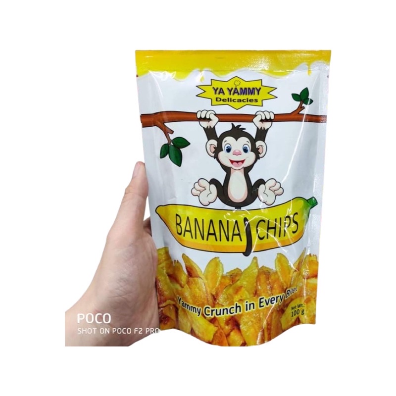 YA YUMMY BANANA CHIPS 100grams Shopee Philippines