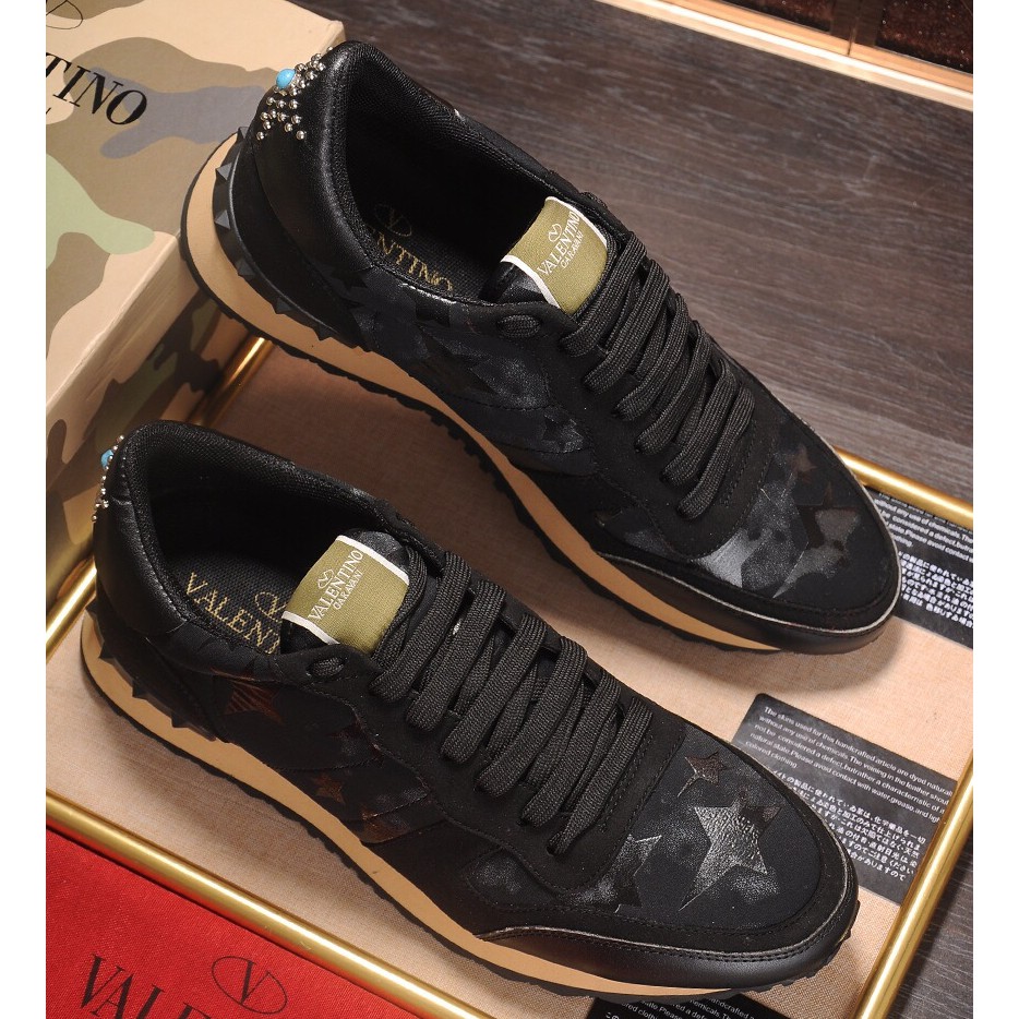 valentino garavani black sneakers