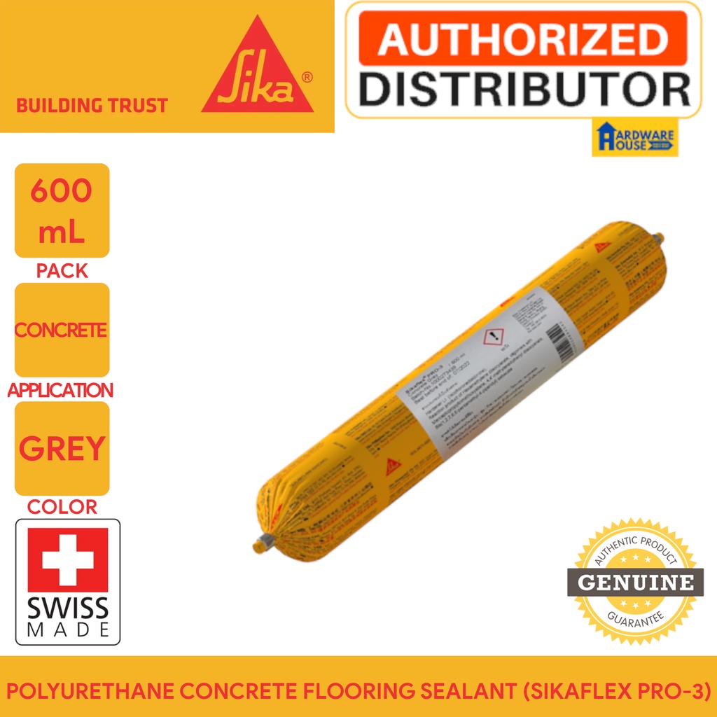 ORIGINAL SIKAFLEX PRO3 Concrete Sealant HEAVY DUTY Exterior Road Floor