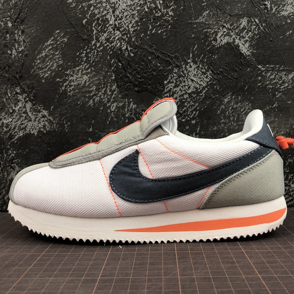 kendrick lamar x nike cortez basic slip white