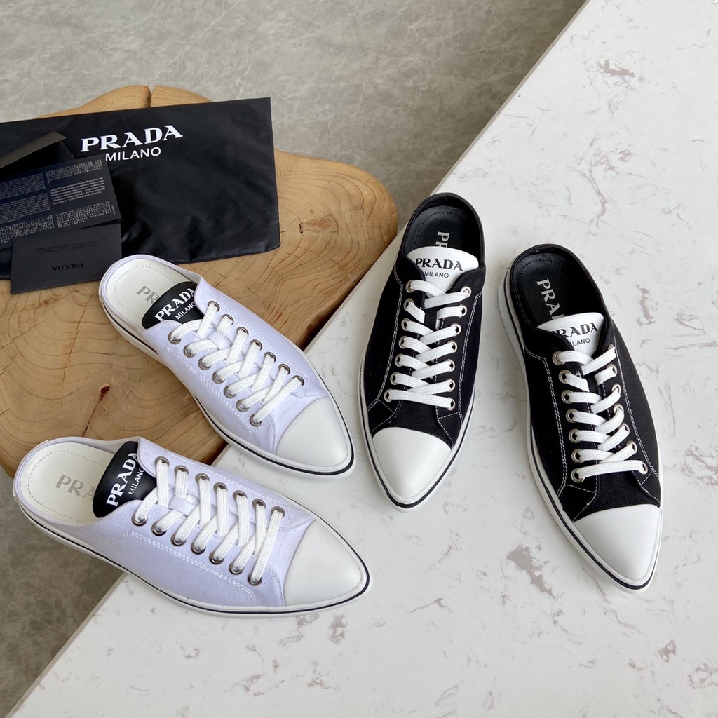 prada pointed sneakers