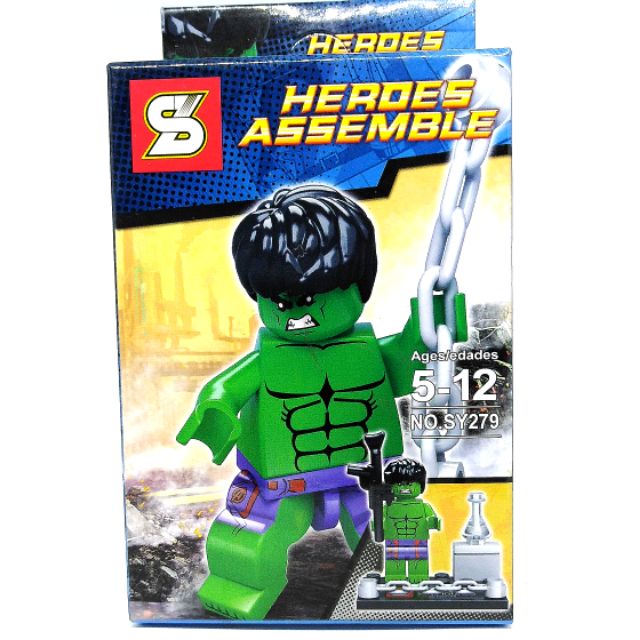 incredible hulk lego figure